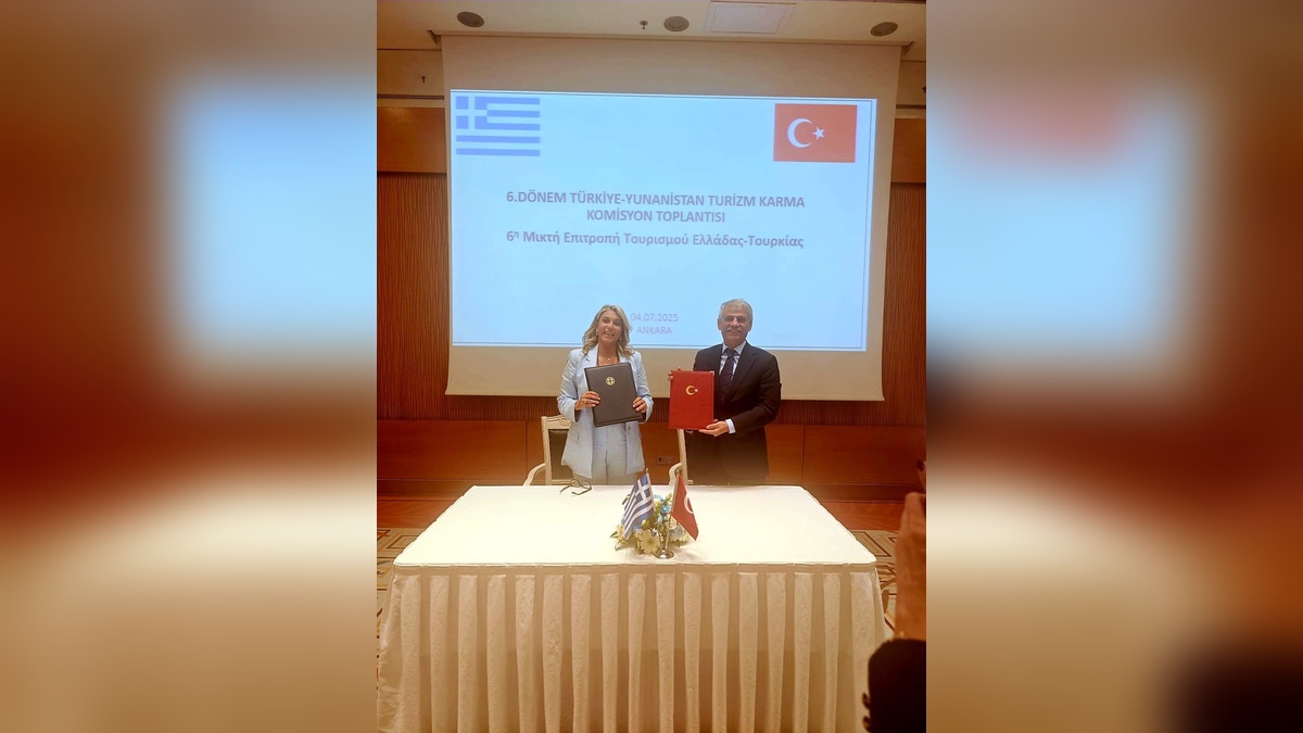Ankara'da Türkiye-Yunanistan Turizm Komitesi toplantısı: İş birliği protokolü imzalandı