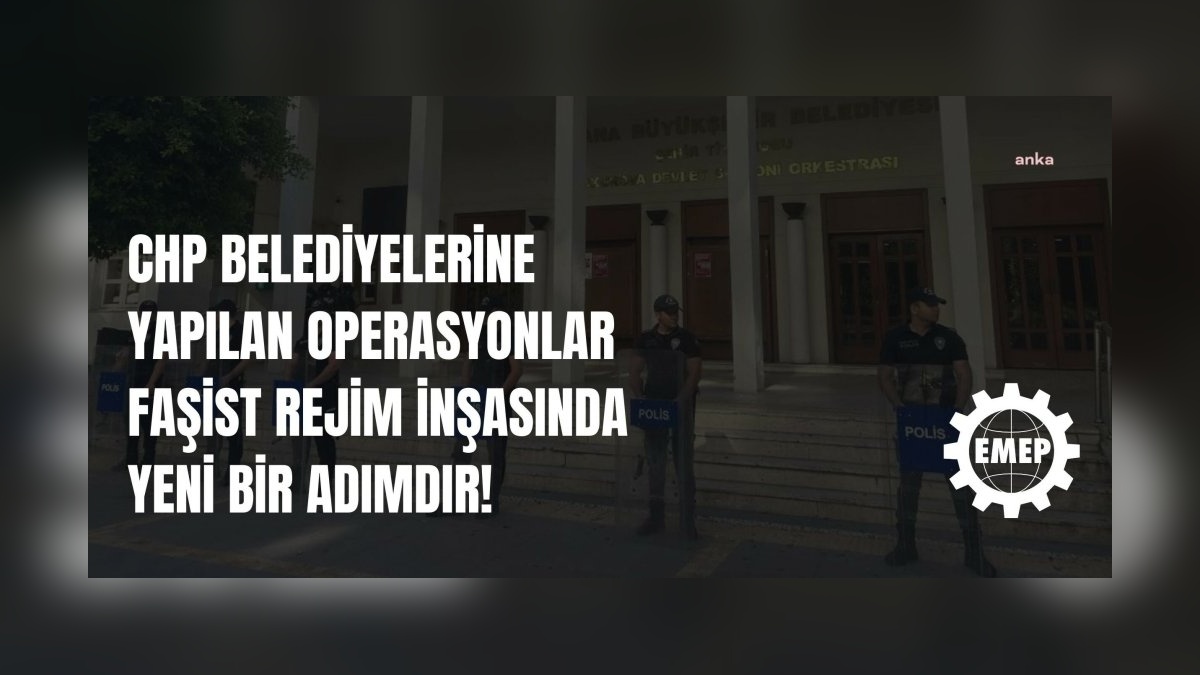 Aslan: CHP'li belediye başkanlarına yönelik operasyonlar faşist rejimi kurmayı amaçlıyor