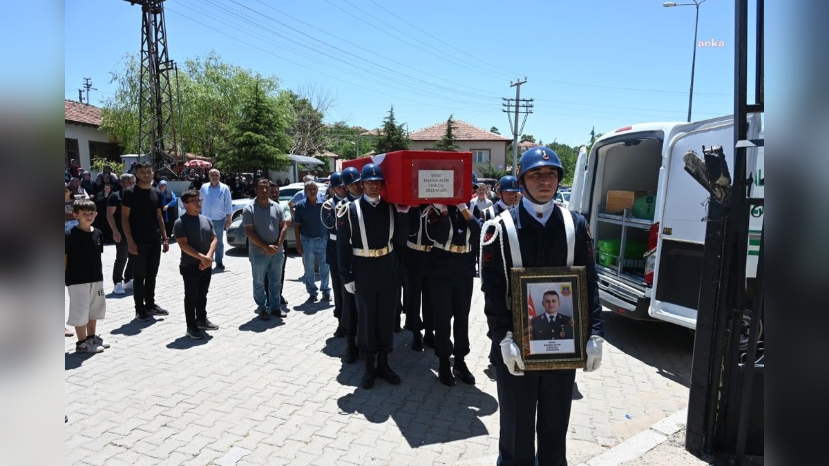 Kırıkkale'de jandarma astsubay için cenaze töreni