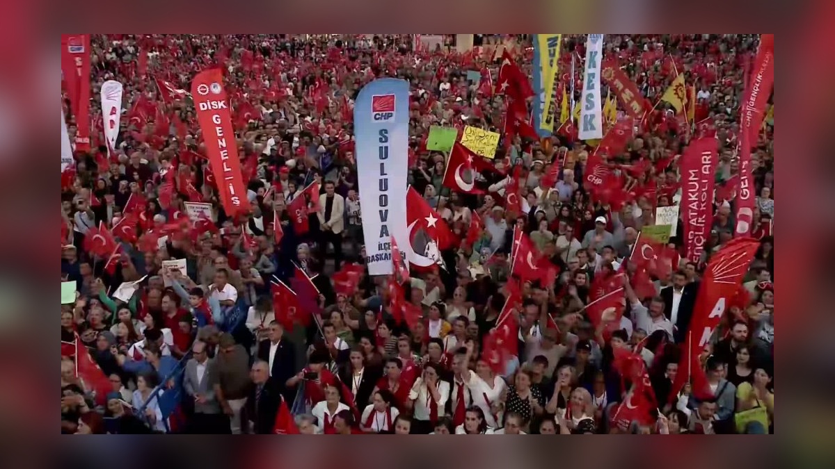 Amasya'da CHP mitingi: 'Erdoğan hodri meydan'