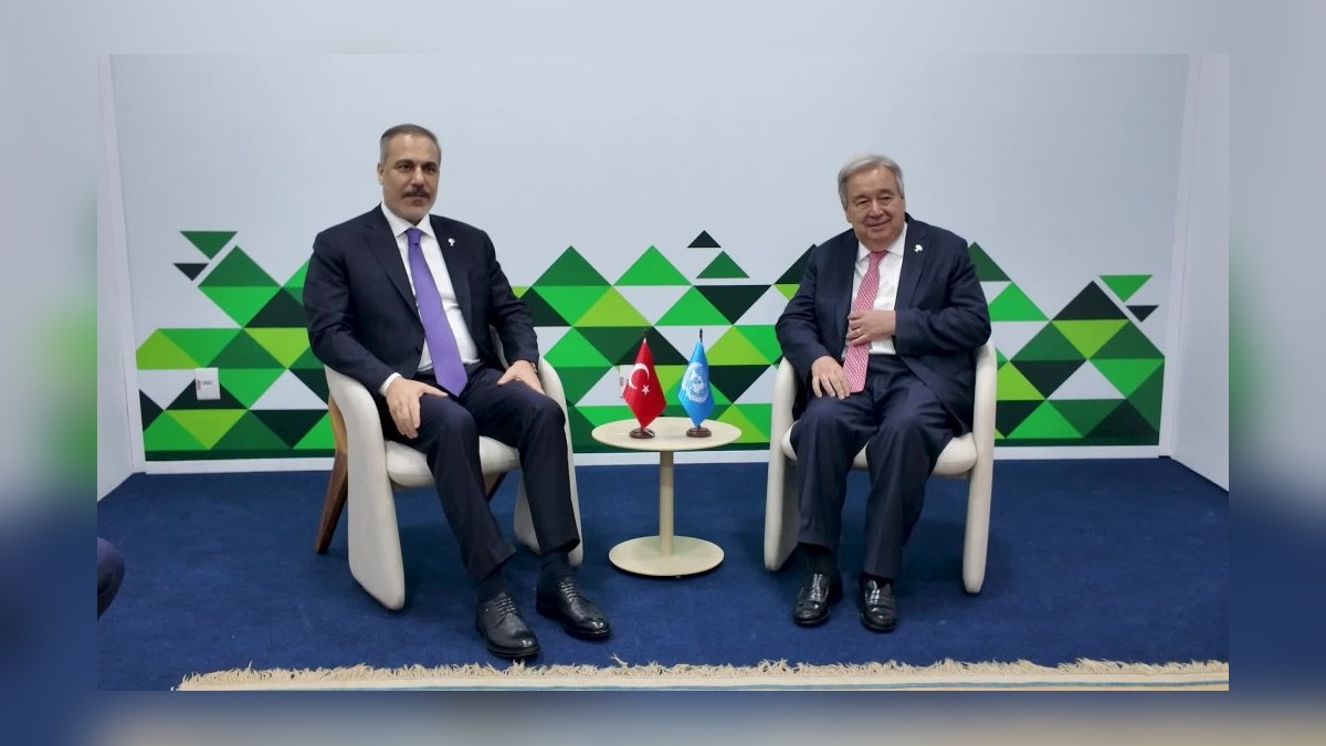 Hakan Fidan, Rio'da Guterres ile görüştü