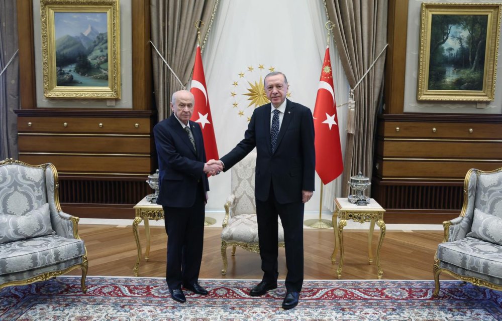 Erdoğan ve Bahçeli'den kritik görüşme