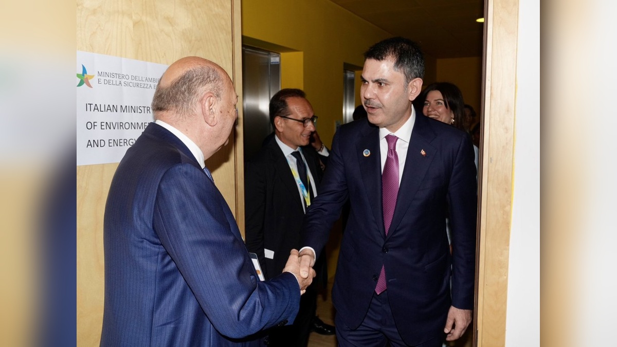 Kurum, İtalya Çevre Bakanı Fratin ile görüştü: İklim değişikliğiyle mücadele ele alındı