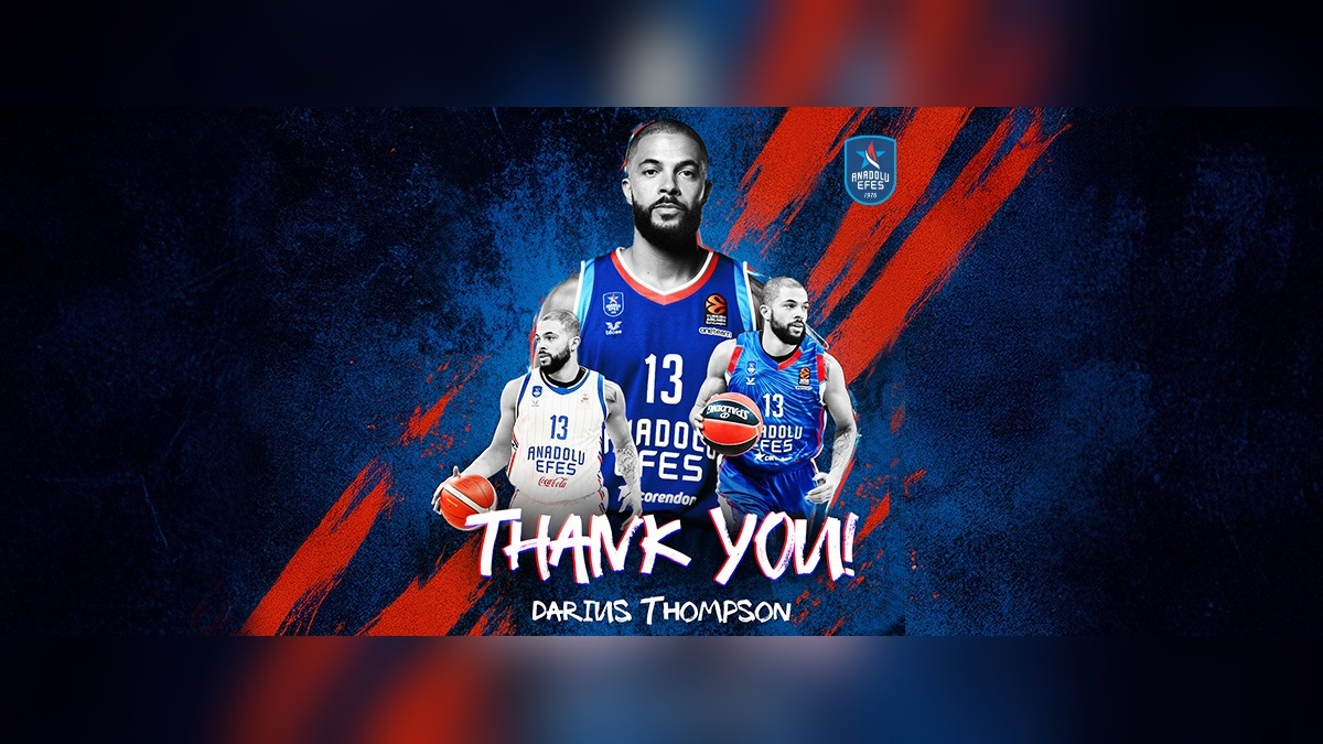 Anadolu Efes, Darius Thompson ile yollarını ayırdı