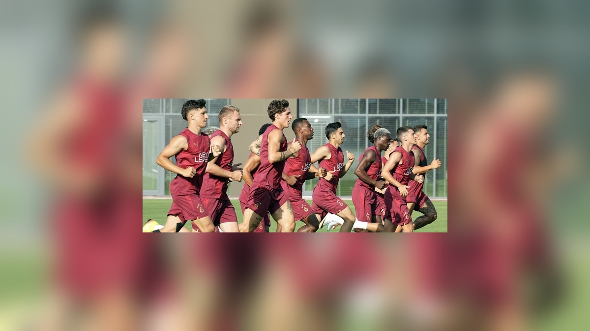 Galatasaray, Ümraniyespor maçı öncesi antrenmanını tamamladı