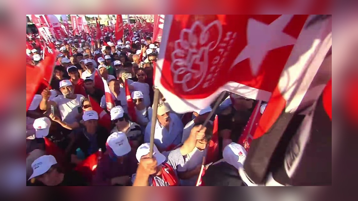 Malatya'da on binlerce kişi İmamoğlu için özgürlük istedi
