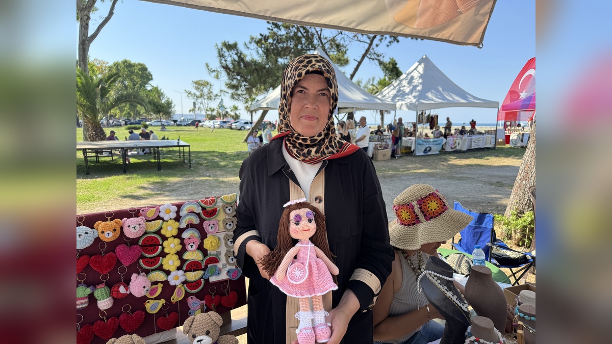 Samsun'da amigurumi hobisi gelir kapısı oldu