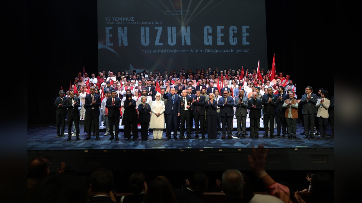 Erdoğan, 'En Uzun Gece' Destanı'nın İlk Temsilinde
