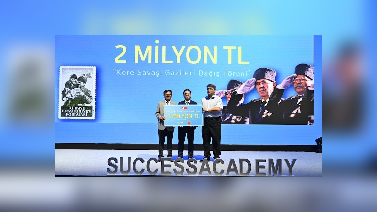 Atomy Türkiye, Kore gazilerinin torunlarına 2 milyon TL burs bağışı yaptı