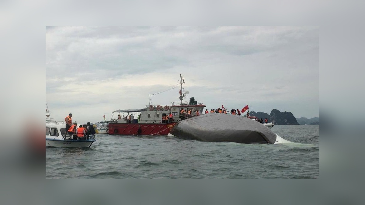 Vietnam'da fırtınada alabora olan tur teknesi: 37 ölü