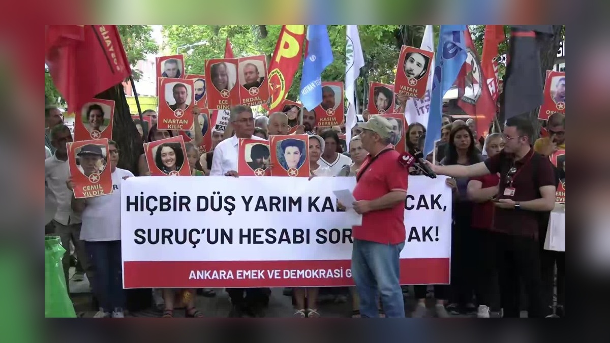 Suruç Katliamı'nın 10. Yılında Ankara'da Anma: Adalet ve Birleşik Mücadele Vurgusu