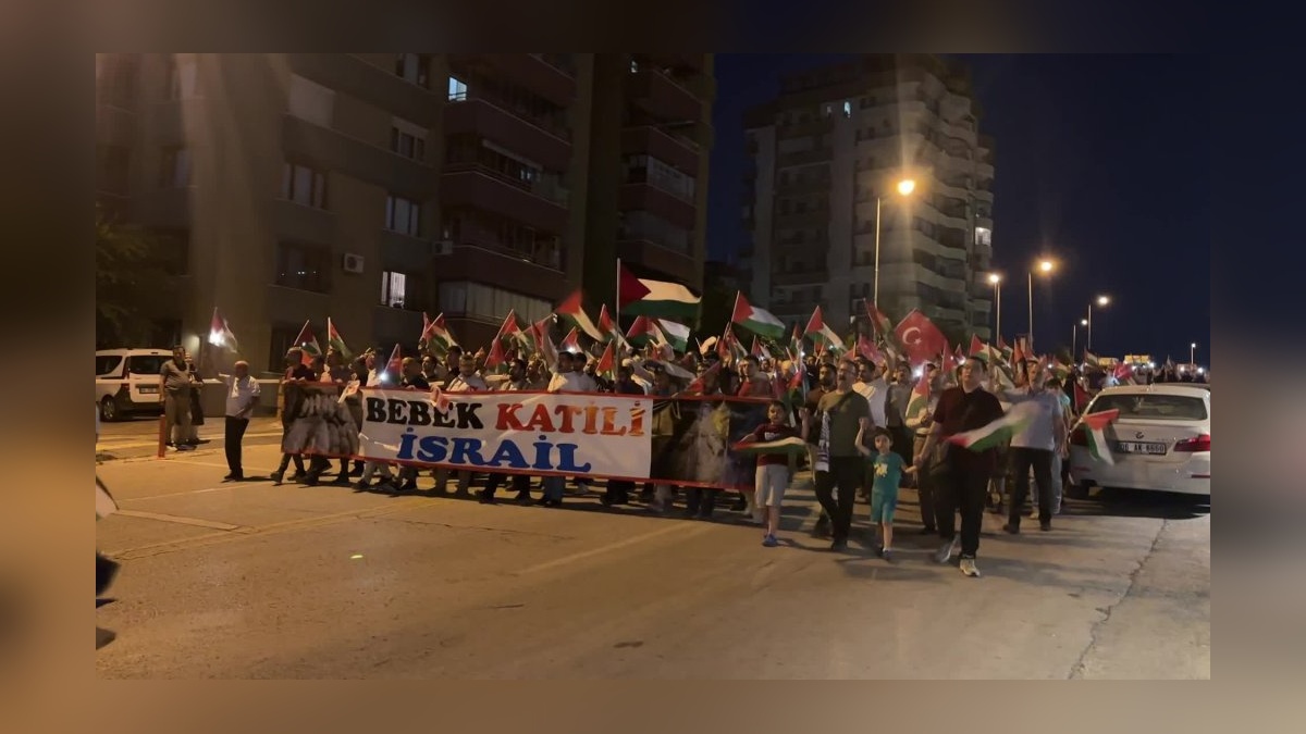Ankara'da ABD Büyükelçiliği önünde Gazze protestosu