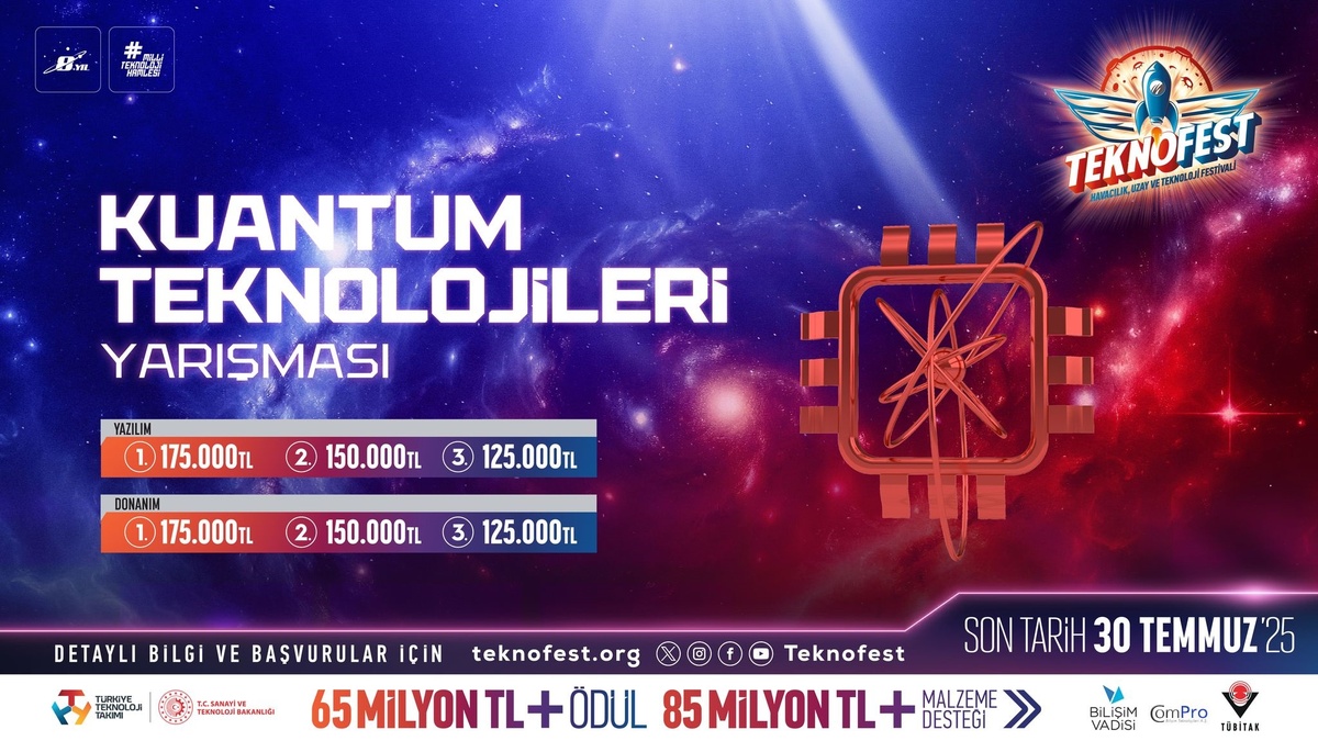 TEKNOFEST'te kuantum teknolojileri yarışması: 175 bin TL ödül