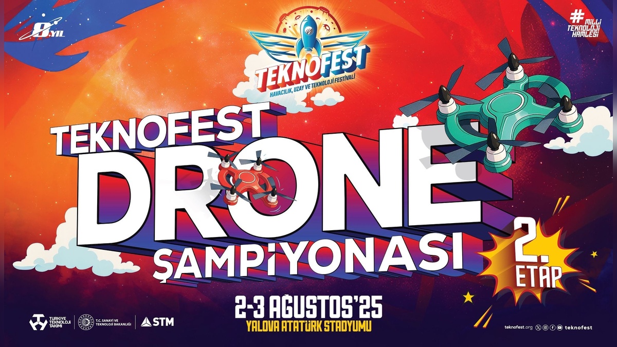 Yalova, TEKNOFEST 2025 Drone Şampiyonası'nın 2'nci Etabına Ev Sahipliği Yapacak