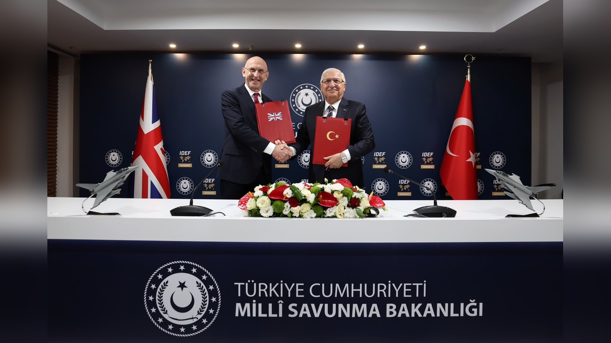 Güler ve Healey, Eurofighter Typhoon uçakları için mutabakat zaptı imzaladı