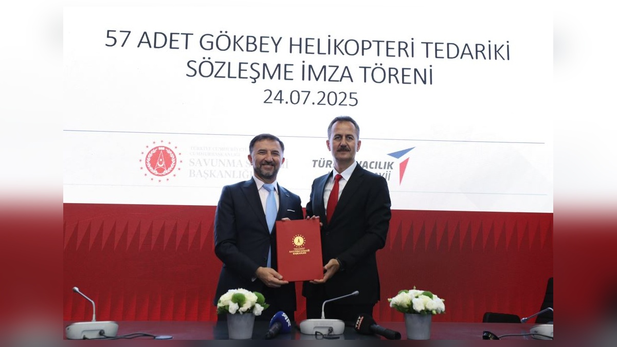 SSB ve TUSAŞ, 57 GÖKBEY helikopteri için anlaşma imzaladı