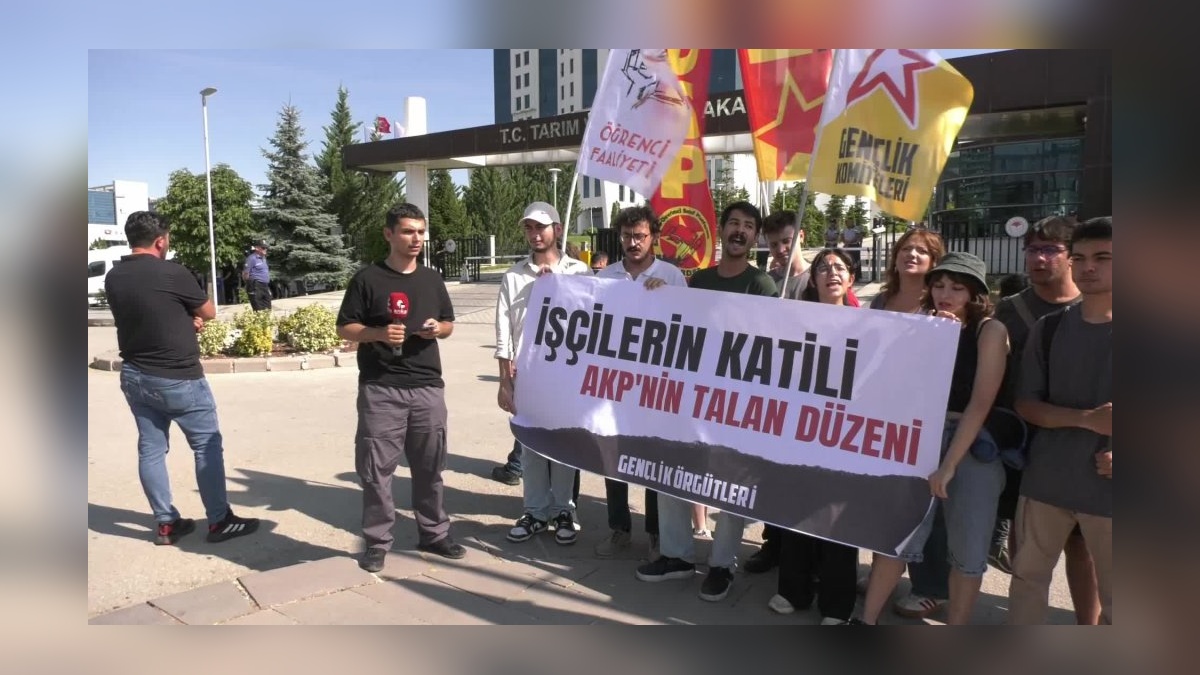 Eskişehir'de yangın faciası: 10 ölü, gençlik örgütlerinden Tarım Bakanlığı önünde eylem
