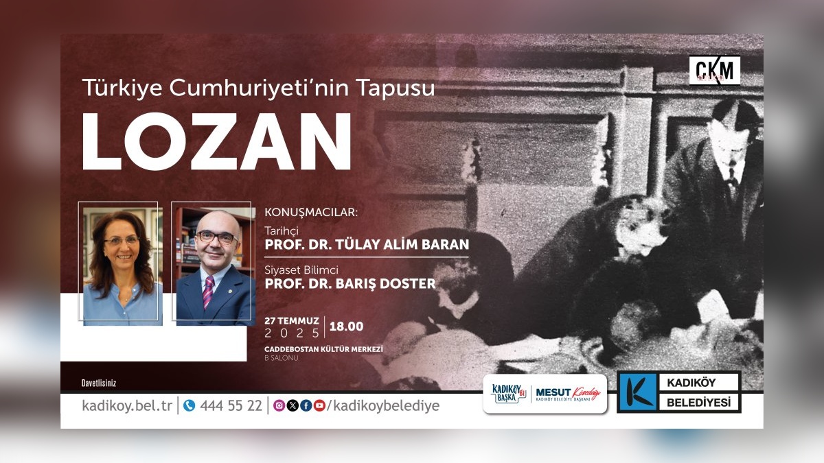 Lozan Barış Antlaşması'nın 102. yılı için söyleşi ve sergi
