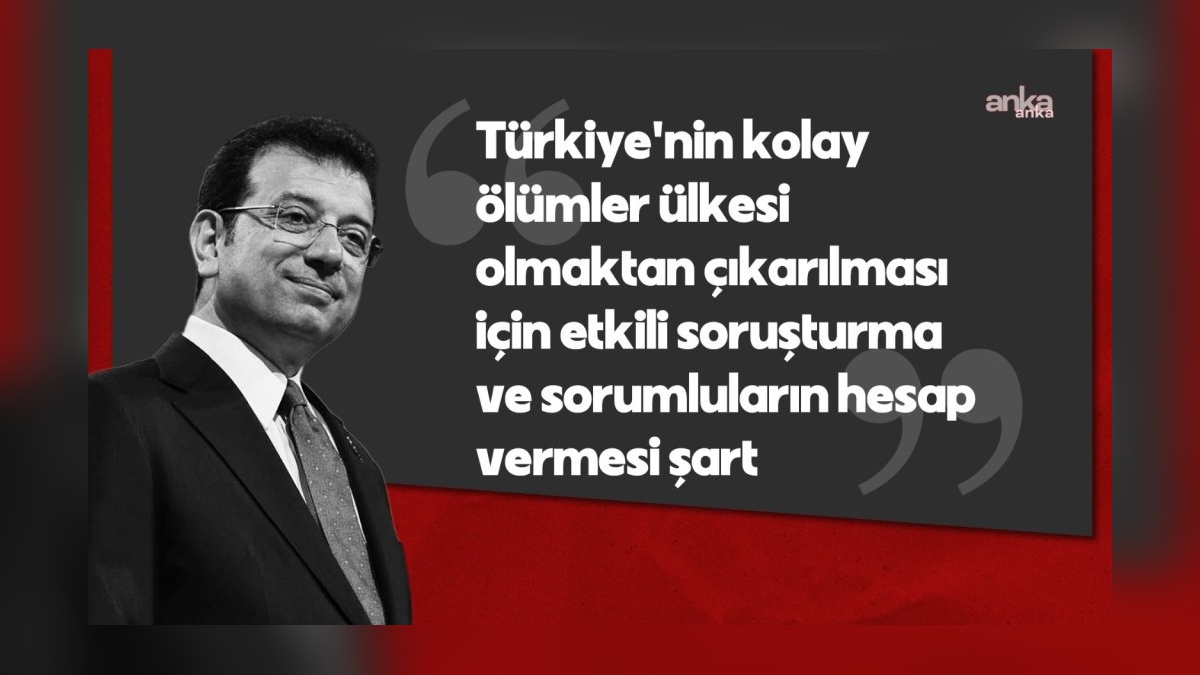 İmamoğlu'ndan şehit askerler açıklaması: 'İhmaller zinciri'
