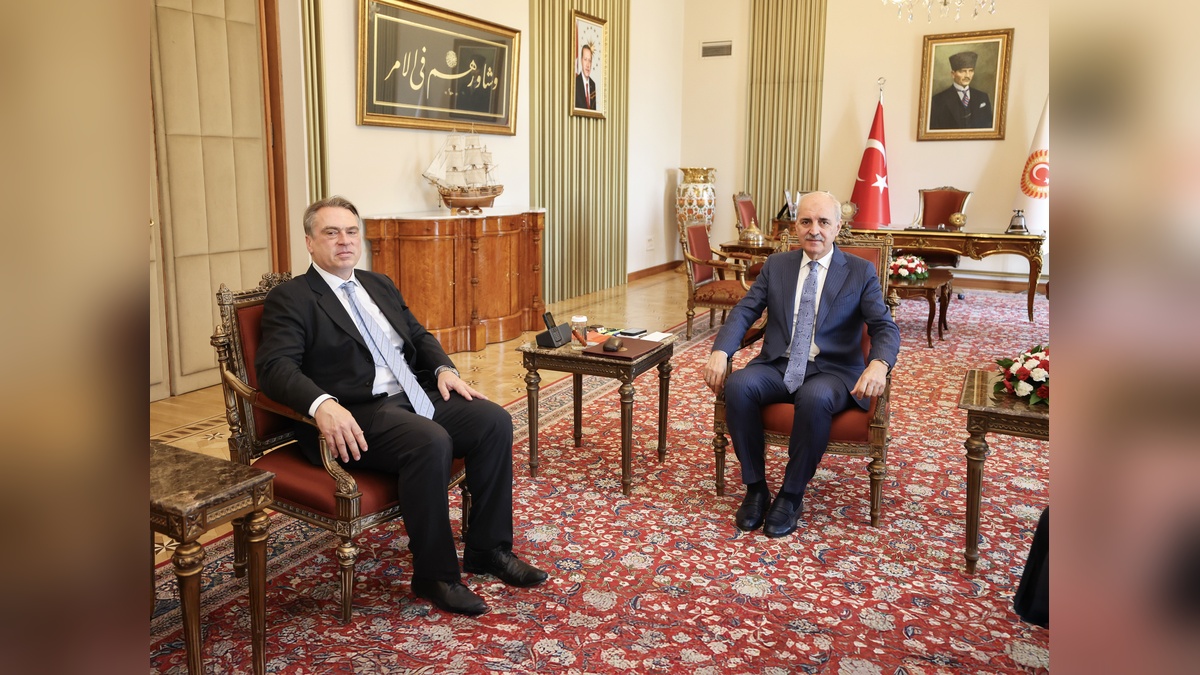Numan Kurtulmuş, Büyükelçi Ossowski'yi kabul etti