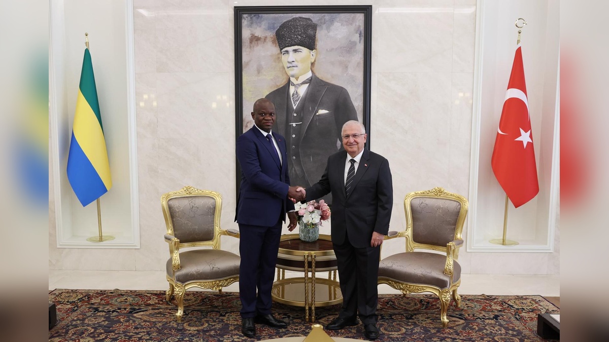 Güler, Gabon Cumhurbaşkanı Nguema'yı karşıladı