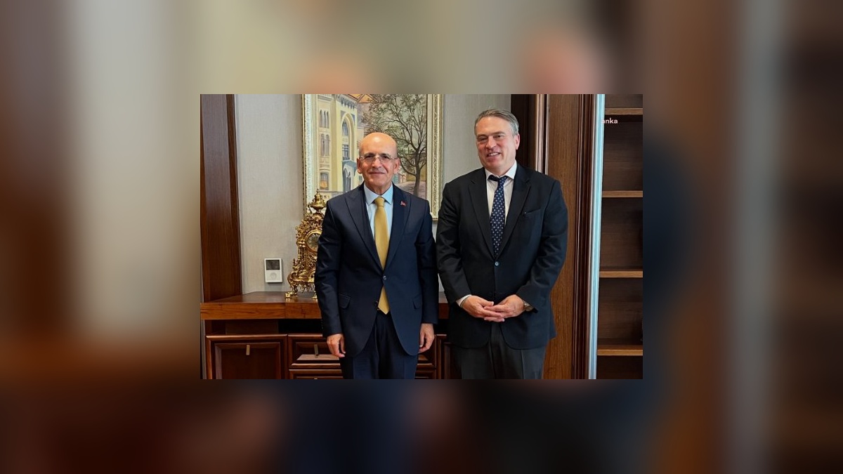 Ossowski, Şimşek'e veda ziyaretinde bulundu
