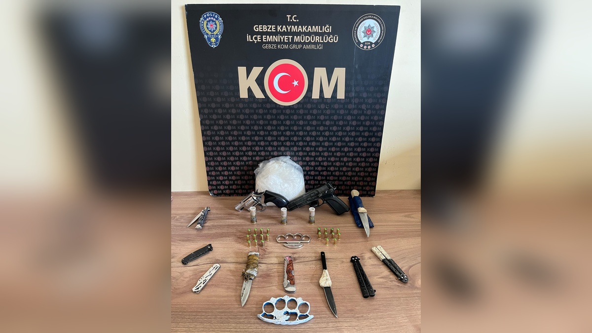 Gebze, Darıca ve Çayırova'da silah kaçakçılarına operasyon: 7 gözaltı