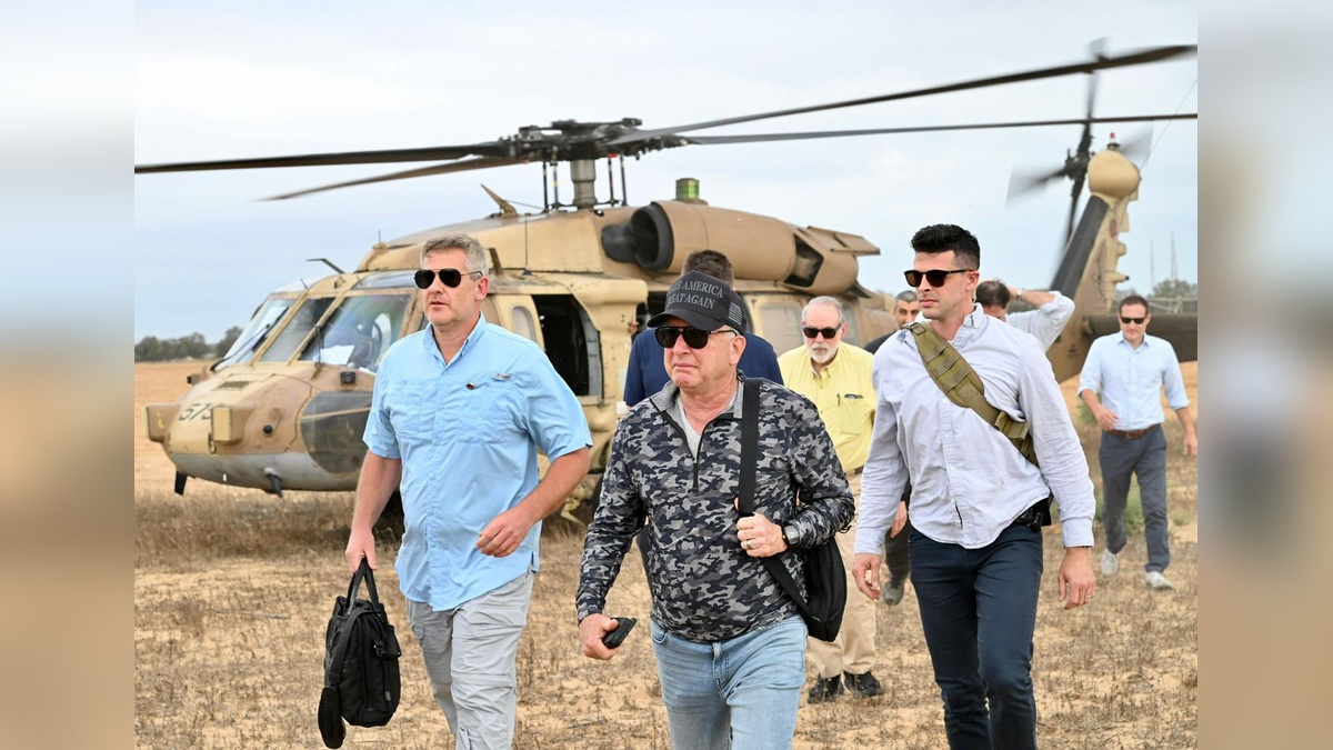 Witkoff ve Huckabee, Gazze'deki yardım dağıtım noktasını ziyaret etti