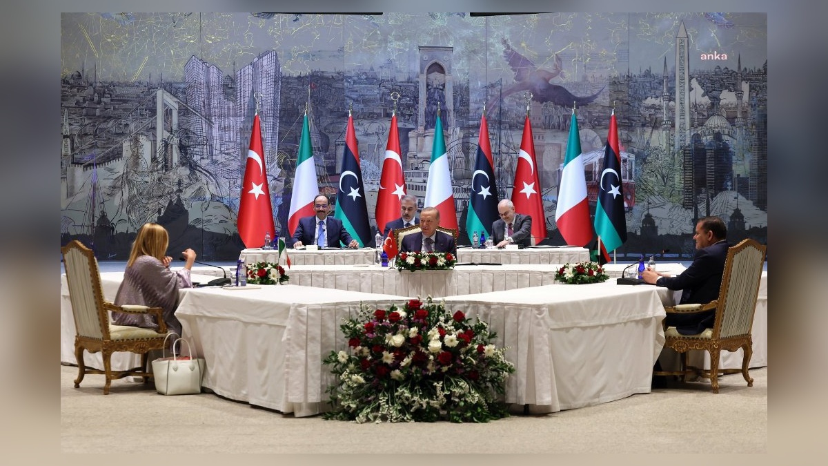 Erdoğan, Meloni ve Dibeybe İstanbul'da buluştu: Bölgesel iş birliği ve göç ele alındı