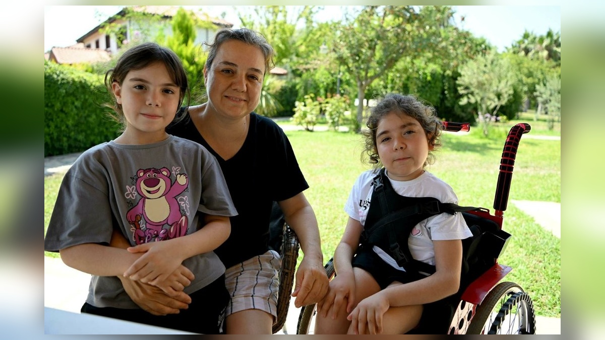 Kuşadası'nda SMA'lı Çağla'nın Dubai tedavisi başarıyla sonuçlandı