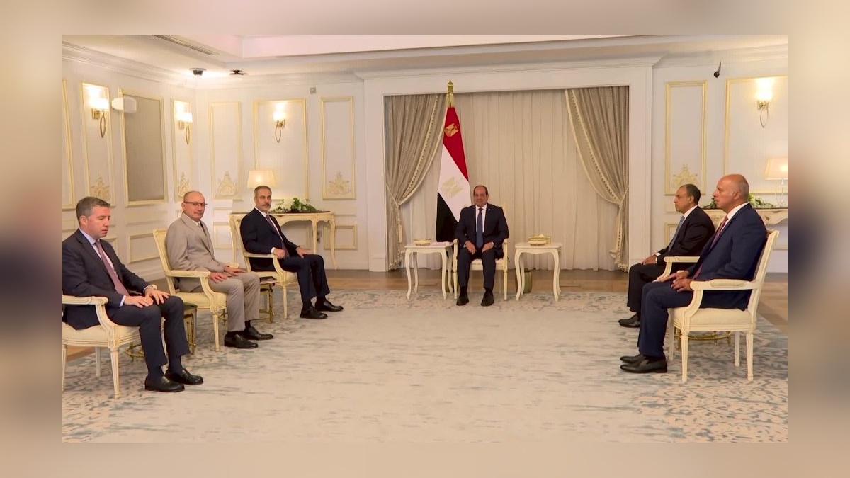 Hakan Fidan, Abdülfettah es-Sisi tarafından kabul edildi