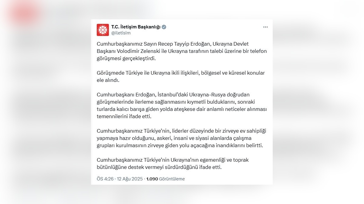 Cumhurbaşkanı Erdoğan: Ukrayna-Rusya görüşmelerinde ilerleme kıymetli