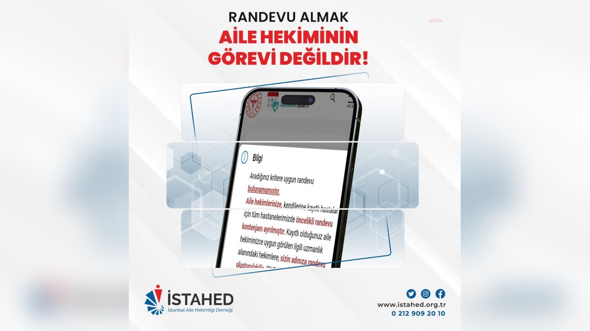 İSTAHED: Randevu sorunu bakanlığın yanlış politikalarından kaynaklanıyor