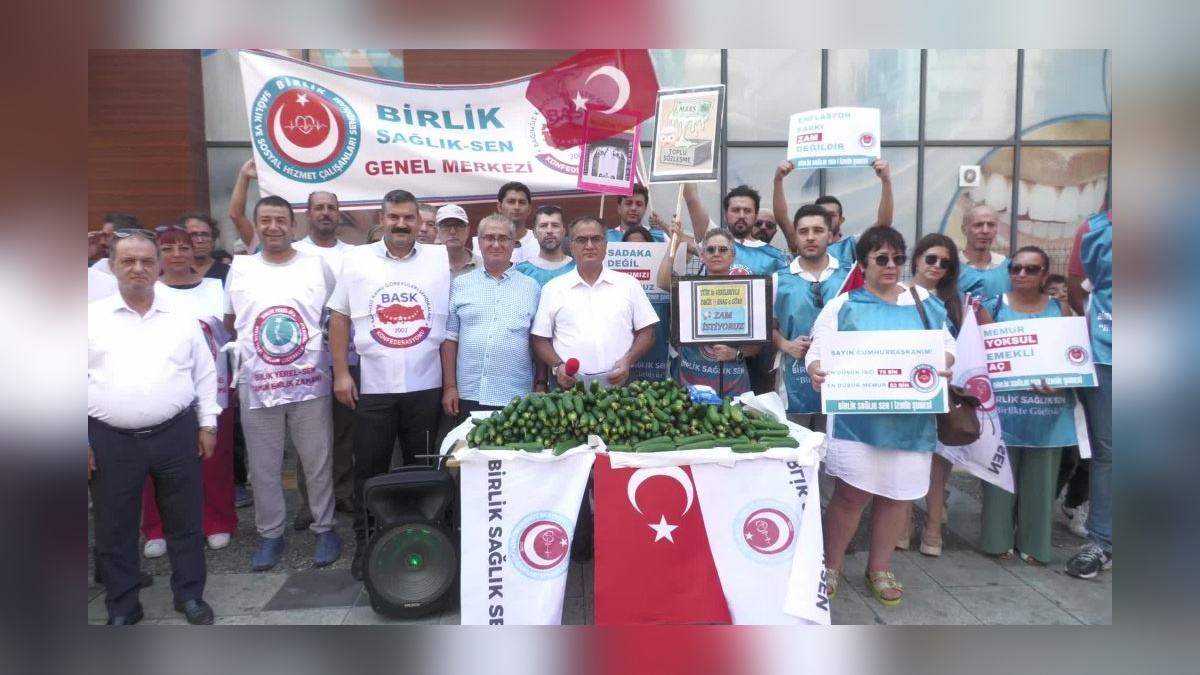 Birlik Sağlık-Sen'den hükümete salatalıklı tepki: 'TİS masasından hiçbir cacık olmayacak'