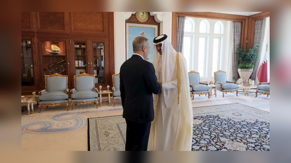 Hakan Fidan, Doha'da Katar Emiri tarafından kabul edildi