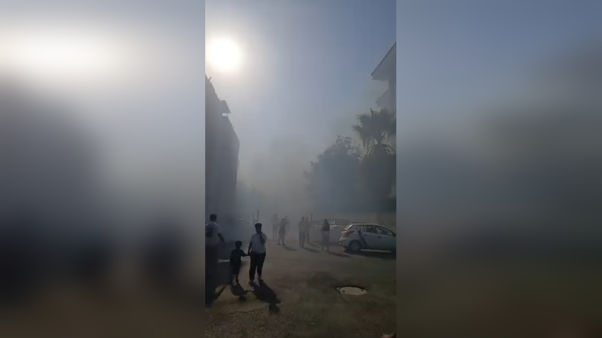 Adana'da yangın paniği: Bazı evler tahliye edildi
