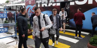 Trabzonspor, Galatasaray maçı için Gaziantep'e gitti