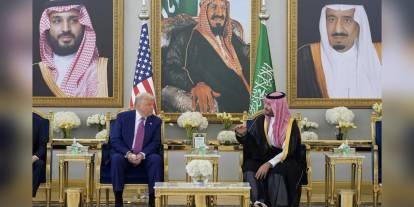 Trump, Riyad'da Veliaht Prens Muhammed bin Selman ile Görüştü