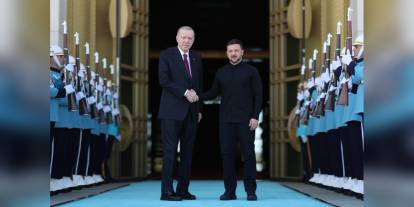 Cumhurbaşkanı Erdoğan, Zelenskiy İle Görüştü