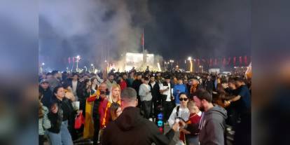 Galatasaray'ın şampiyonluğu Silivri'de coşkuyla kutlandı