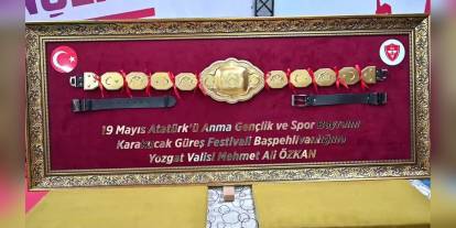 Yozgat'ta Karakucak Güreş Festivali: Yunus Emre Yaman altın kemeri kazandı