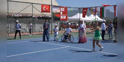 Şırnak'ta Uluslararası Cudi Cup Tenis Turnuvası başladı