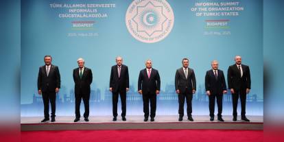 Erdoğan, Orban, Aliyev ve Tokayev Varkert Bazar'da bir araya geldi