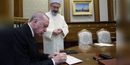 Cumhurbaşkanı Erdoğan'dan TDV'ye kurban bağışı