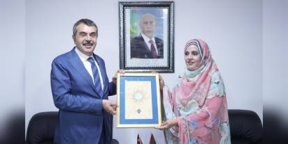 Milli Eğitim Bakanı Tekin, Moritanya Eğitim Bakanı ile görüştü