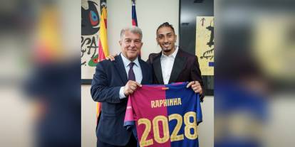 Barcelona, Raphinha ile 2028'e kadar sözleşme imzaladı