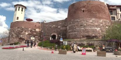 Ankara Kalesi'nde restorasyon tamamlandı