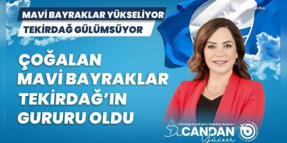 Tekirdağ'da Mavi Bayraklı plaj sayısı 10'a yükseldi