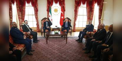 Erdoğan ve Şara görüşmesi: 2,5 saat süren görüşme sona erdi