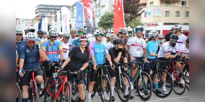 Gran Fondo Bursa başladı: 750 bisikletçi yarışıyor